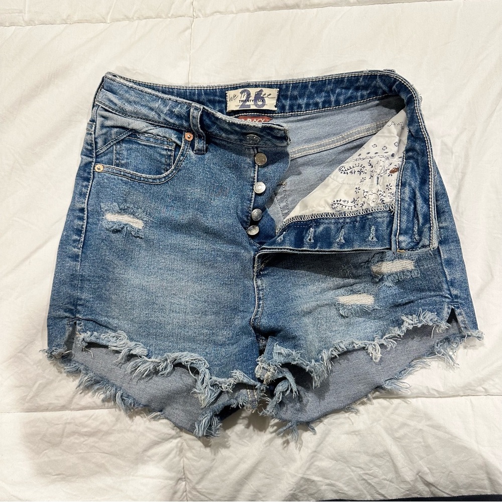 Free People High Rise Denim Short